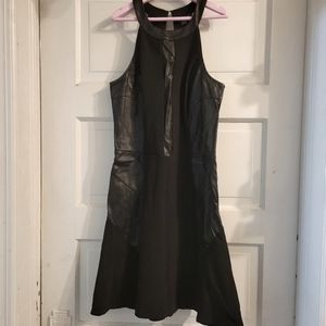 Guess dress with faux leather Size 2